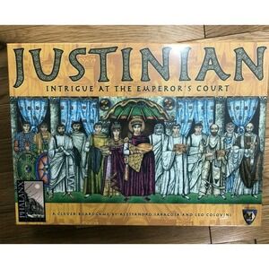 Justinian Intrigue at The‎ Emperor's Court Board Game NEW Factory Sealed